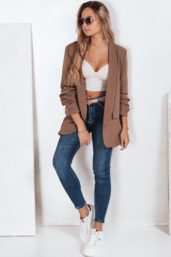 Spodnie damskie jeansowe SLIMZOME niebieskie Dstreet UY2196