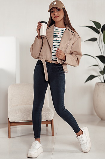 Spodnie damskie STYLELIFT skinny jeans niebieskie Dstreet UY2201