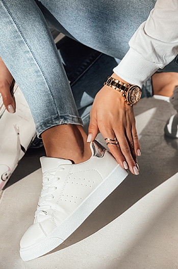 Sneakersy damskie SHINMOVE srebrne Dstreet ZY0527