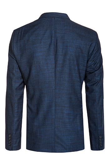 Marynarka męska jednorzędowa indygo Dstreet MX0622