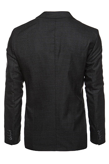 Marynarka męska jednorzędowa czarna Dstreet MX0626