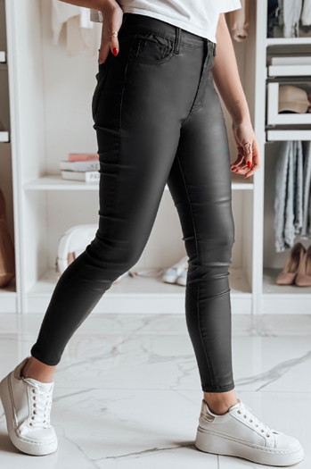 Spodnie damskie BLACKVIBE czarne Dstreet UY2253