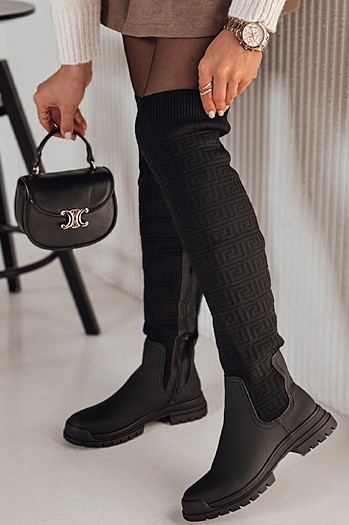 Kozaki damskie ELEFIVE czarne Dstreet ZY0580