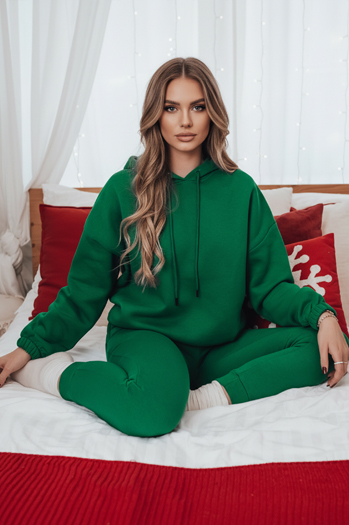 Komplet damski dresowy KSENIIA PREMIUM zielony Dstreet AY1111