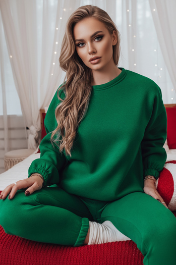 Komplet damski dresowy ARIELLA PREMIUM zielony Dstreet AY1115