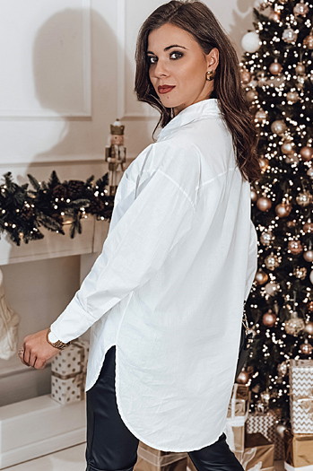 Koszula damska oversize AISMEE biała Dstreet DY0444