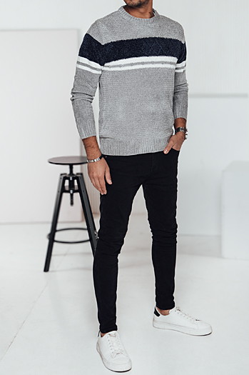 Sweter męski szary Dstreet WX2245