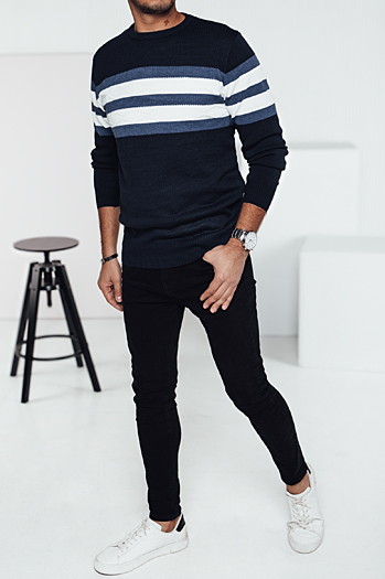 Sweter męski granatowy Dstreet WX2248