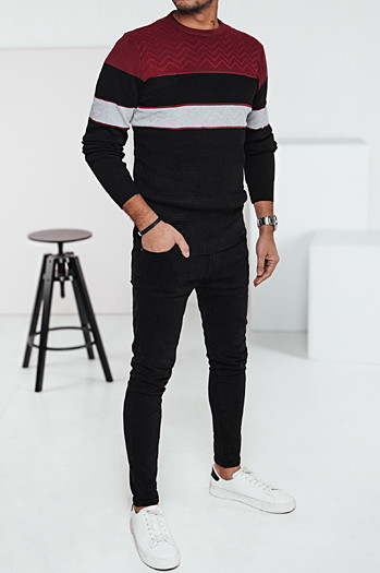 Sweter męski czarny Dstreet WX2283