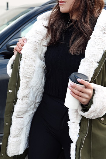 Kurtka zimowa damska parka STARBURST zielona Dstreet TY4763