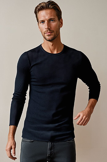 Sweter męski granatowy WX2294