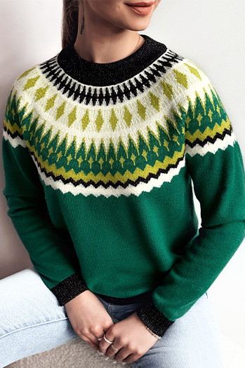 Sweter damski RUBY GLOW zielony Dstreet MY2377