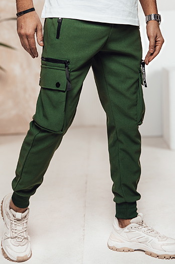 Spodnie męskie cago zielone Dstreet UX4467