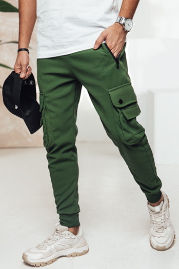 Spodnie męskie cargo zielone Dstreet UX4469