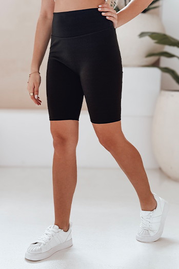 Spodenki damskie kolarki SOFT AND FIT czarne Dstreet SY0420