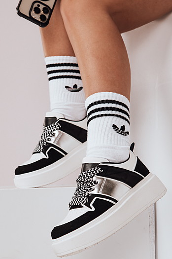 Sneakersy damskie na platformie HYPERWAY czarne Dstreet ZY0586