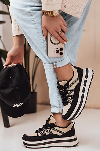 Sneakersy damskie ZENSHO czarne Dstreet ZY0597