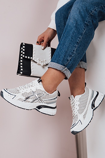 Sneakersy damskie na grubszej podeszwie DYNAMICA niebieskie Dstreet ZY0619