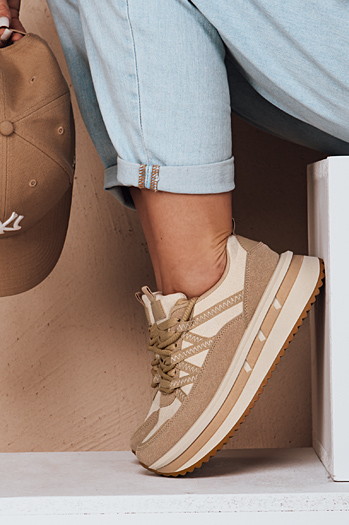 Sneakersy damskie ZENSHO khaki Dstreet ZY0623