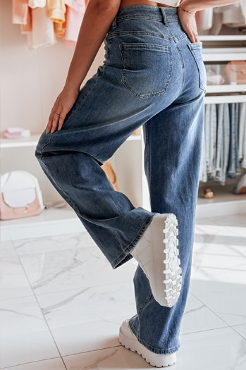 Spodnie damskie jeansowe baggy BAGTRENDY niebieskie Dstreet UY2372