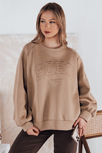 Bluza damska one size COSYONE kawowa Dstreet BY1351