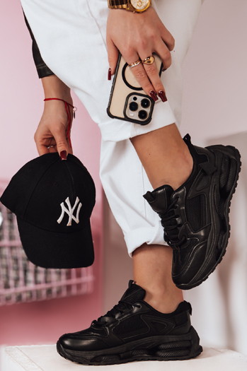 Sportowe sneakersy damskie TURNOFF czarne Dstreet ZY0657