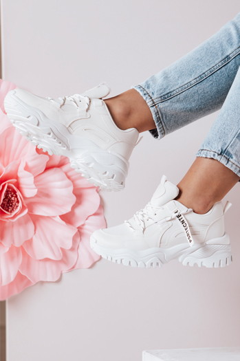 Sportowe sneakersy damskie FLEXONIX białe Dstreet ZY0658