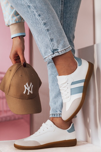 Sportowe sneakersy damskie NISTI niebieskie Dstreet ZY0697