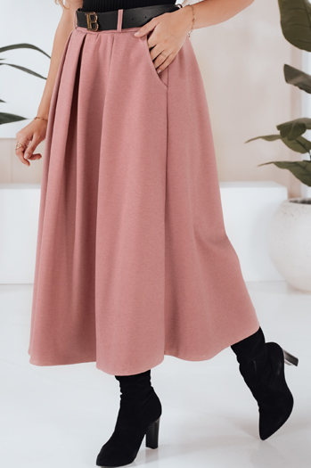 Spódnica midi damska różowa Dstreet CY0476