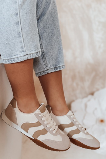 Buty damskie beżowe Dstreet ZY0781