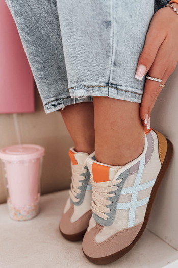 Sportowe sneakersy damskie RUNLUX różowe Dstreet ZY0790