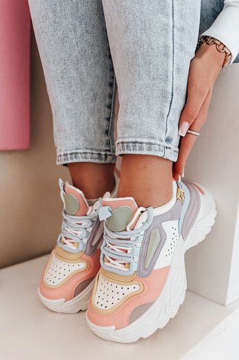 Sneakersy damskie na platformie CELESTIC mix Dstreet ZY0820