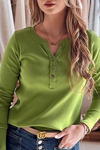 Long sleeve damski one size FELORIA limonkowy Dstreet RY2775