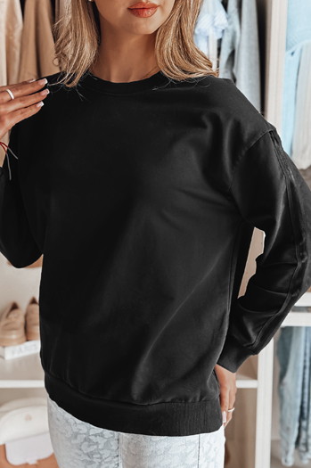 Bluza damska one size masełko LUMIVIA czarna Dstreet BY1369