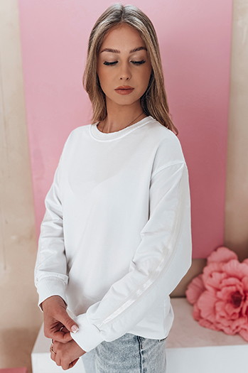 Bluza damska one size masełko LUMIVIA biała Dstreet BY1372
