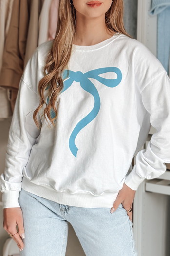 Bluza damska one size oversize SOFTTIE biała Dstreet BY1376