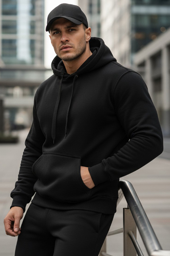 Bluza męska czarna Dstreet BX5914