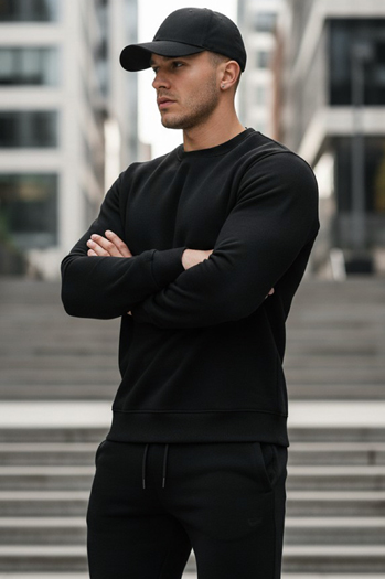 Bluza męska czarna Dstreet BX5915