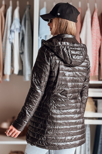 Kurtka damska przejściowa dwustronna MOTOROMI czarna Dstreet TY4848