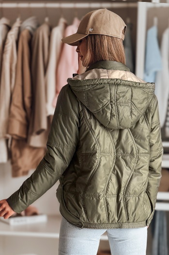 Kurtka przejściowa damska pikowana MARISSIA zielona Dstreet TY4852