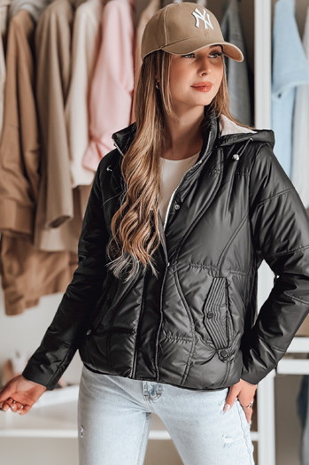 Kurtka przejściowa damska pikowana MARISSIA czarna Dstreet TY4853