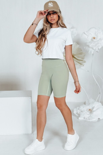 Spodenki damskie LOVIFIT miętowe Dstreet SY0430