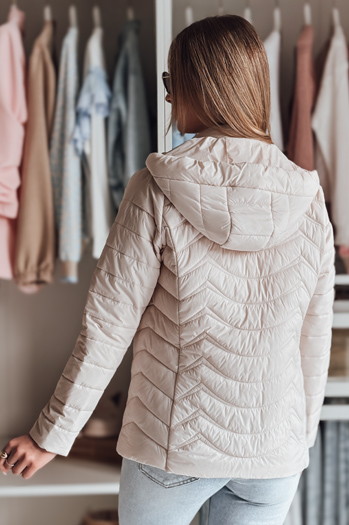 Kurtka damska przejściowa pikowana MODERIS beżowa Dstreet TY4867