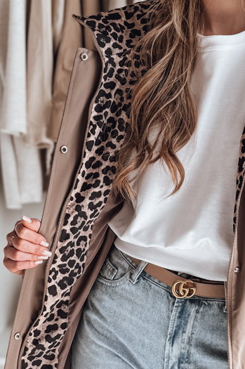 Kurtka przejściowa damska parka FERISSA khaki Dstreet TY4873