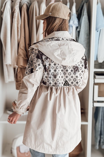 Kurtka przejściowa damska parka FERIPARKA beżowa Dstreet TY4874