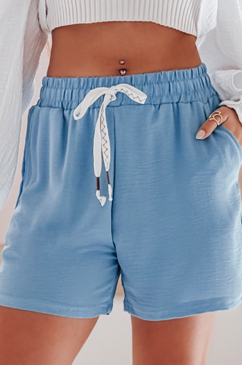 Spodenki damskie NOT TOMORROW niebieskie Dstreet SY0446