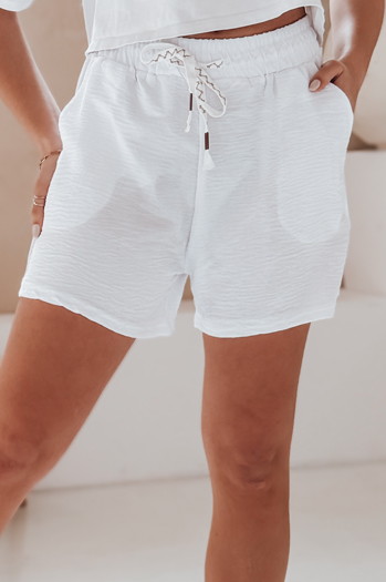 Spodenki damskie NOT TOMORROW białe Dstreet SY0450