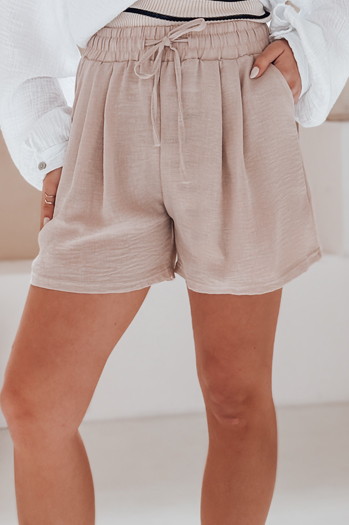 Spodenki damskie RELAX TIME beżowe Dstreet SY0458