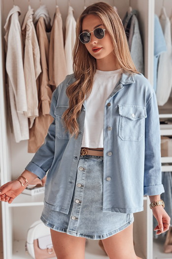 Spódnico-spodenki damskie jeansowe DENIVISA niebieskie Dstreet SY0465