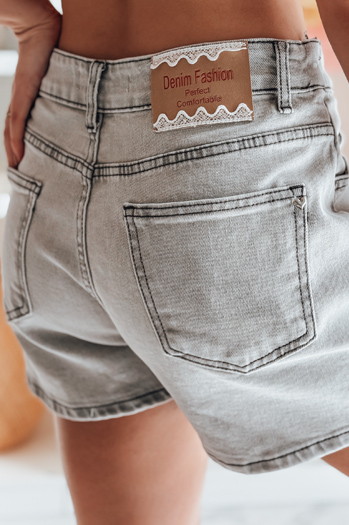 Spódnico-spodenki damskie jeansowe CHILL WRAP szare Dstreet CY0508